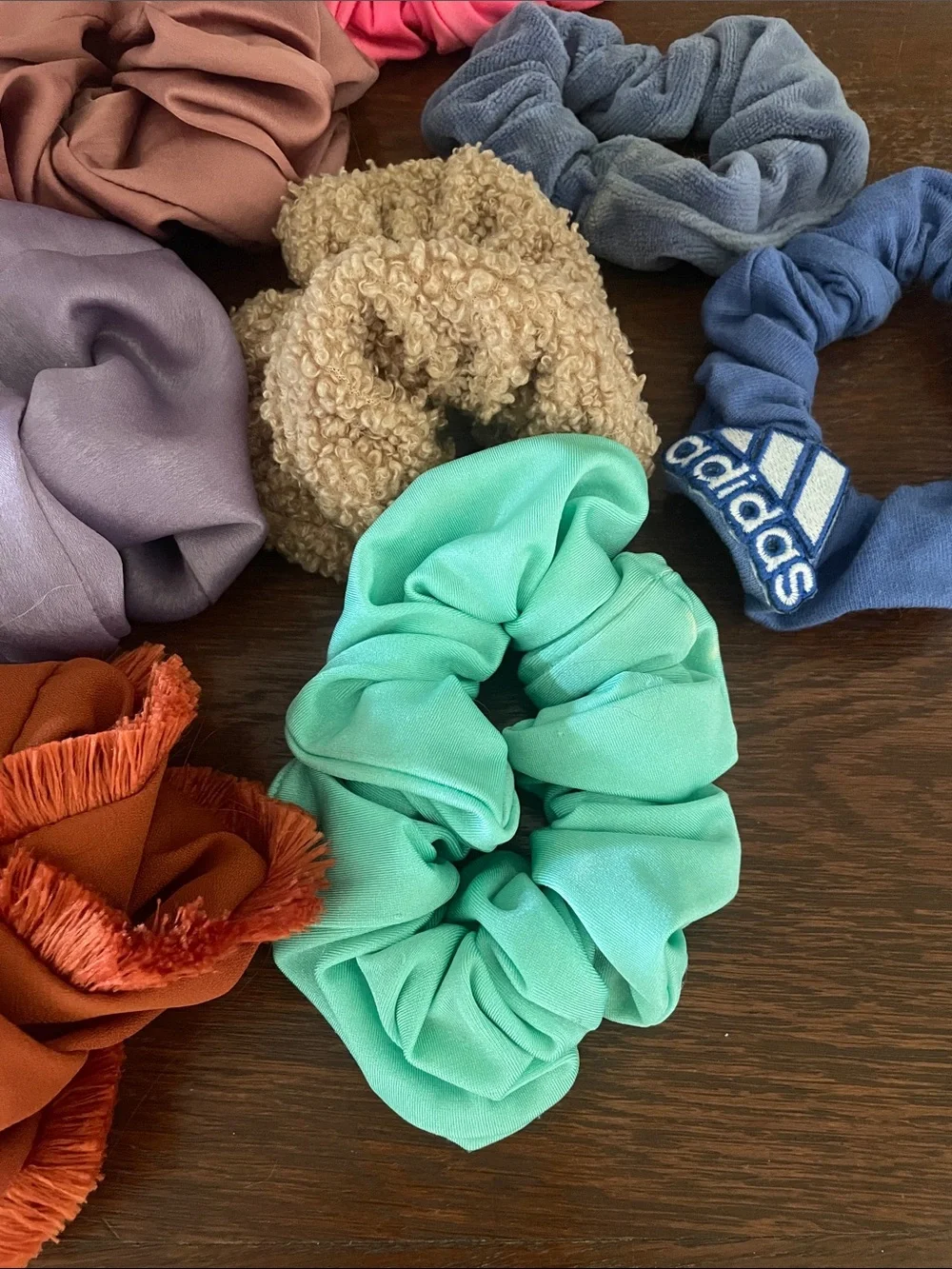 Scrunchie lot of 8 in various colors - Hair Tie